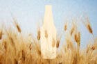 Barley with an illustration of a beer bottle